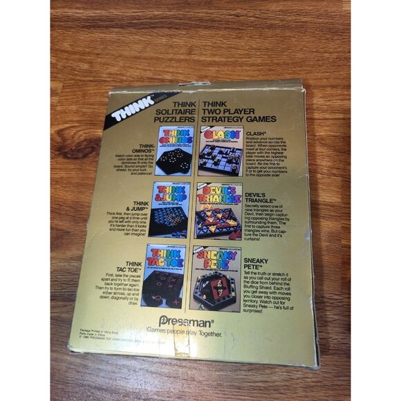 Vintage Pressman Devils Triangle 1986 Game - Picture 3 of 3